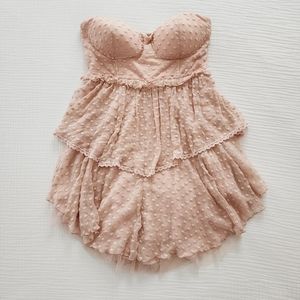 Spell & The Gypsy Mira Bustier Rara Dress - Rose NWT